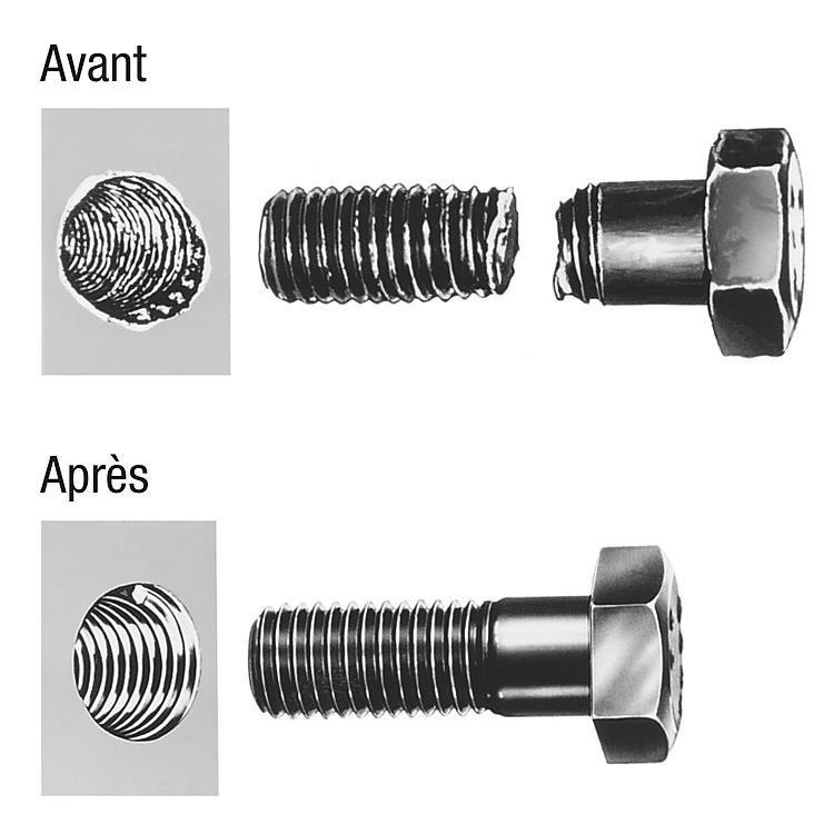 Filet rapporté acier ou Inox C2G éléments de fixation Diamètre nominal d M2  Pas du filet P 0.4 t2 min. - Longueur nominale (00 x d) 1.0 d t2 min. 