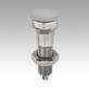 Indexing plungers, stainless steel, without collar, with stainless steel mushroom grip and locknut