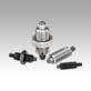 Indexing plungers, steel or stainless steel without collar, with threaded pin
