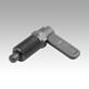 Cam-action indexing plunger, steel
with hexagon, Form A