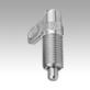 Cam action indexing plunger, stainless steel, with stop, Form A