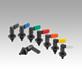 Cam-action indexing plungers with stop