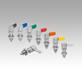Cam-action indexing plungers, stainless steel with internal guide