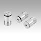 Protective plugs aluminium