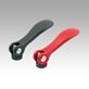 Cam levers, aluminium with internal thread, plastic thrust washer, inch