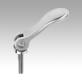 Cam levers, stainless steel  with external thread, thrust washer and stud stainless steel