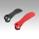 Cam levers, plastic with internal thread, plastic thrust washer