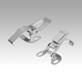 Latches with spring clip