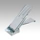 Latches, steel or stainless steel, with adjustable metal plate hooks for up to 4000N, fastening holes visible, long version, Form A, standard