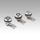 Quarter-turn locks compact, stainless steel, housing diameter 20 mm