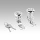 Quarter-turn lock zinc, lockable, long version