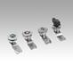Quarter-turn locks, stainless steel 1.4404, small version, housing diameter 32 mm