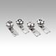 Quarter-turn locks, stainless steel 1.4305, housing diameter 28 mm