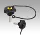Bouton étoile avec attache de sécurité
similaire à DIN 6336, acier Inox, filetage, forme LS