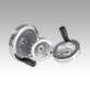 Handwheels, disc, aluminium, inch