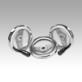 2-spoke handwheels, polished aluminium