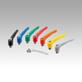 Clamping levers, die-cast zinc with internal thread and protective cap, threaded insert stainless steel - inch