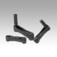 Crank handles with safety grip, with square socket