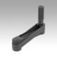 Crank handles with fold-down cylinder grip - inch