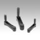 Crank handles with revolving cylinder grip