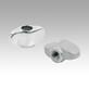 Wing grips "Miniwing", stainless steel, Form D, thread bored out