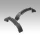 Pull handles arched, plastic 