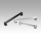 Pull handles, square aluminium