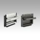 Recessed handles, aluminium, fold-down, fastened with 2 screws