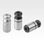 Locating pins with ball-end Form A