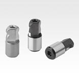 Locating pins with flattened ball-end Form C