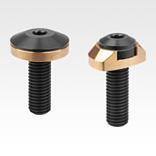 Vis de serrage avec bague de serrage pour vérin de bridage flexible