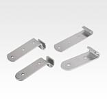 Catch plates for latches with draw bail
