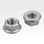 Hexagon nuts with flange EN 1661