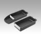 Clip-in bins, antistatic plastic for mounting profiles