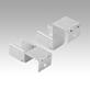 Suspension bracket 40, steel, for roller tracks, steel