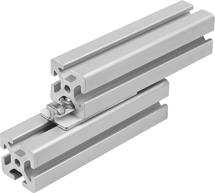 Guidage pour profilé aluminium Type : Rail pour rainure 8mm : 