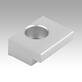 Clamping rails for linear actuator with ball screw drive, Form A, short