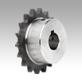 Sprockets single 1/2" x 5/16" DIN ISO 606, ready to install Form A