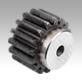 Spur gears steel, module 6 toothing hardened, straight teeth, engagement angle 20°