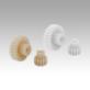 Spur gears, plastic, module 2.5 injection moulded, straight teeth, engagement angle 20°