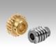 Worm gears, right-hand centre distance 25 mm