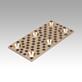 Plaques de frottement en bronze, sans entretien, forme D