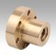 Trapezoidal thread flange nuts single-start, RH or LH thread