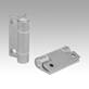 Spring hinges, stainless steel, 0.7 Nm