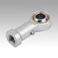 Rod ends with plain bearing internal thread, steel, DIN ISO 12240-1 can be re-lubricated