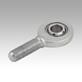 Rod ends with plain bearing external thread, narrow head, DIN ISO 12240-1 maintenance-free