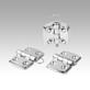Hinges stainless steel, separable, dismountable
