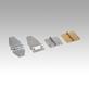 Strap hinges, steel or stainless steel