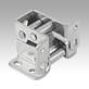 Hinges steel or stainless steel internal, opening angle 90°