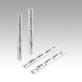 Spring hinges steel or stainless steel, 240 mm